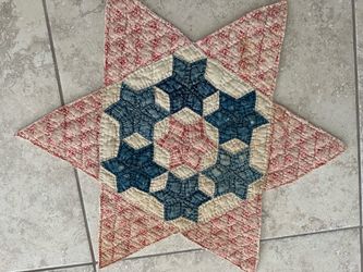 Quilt remnant 6 point star