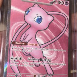 Mew ex 193/165 Full Art Scarlet and Violet 151 Fresh out of Pack 