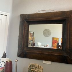 Antique Mirror Huge 
