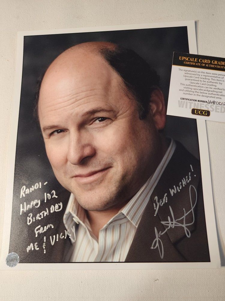 JASON ALEXANDER Signed Autographed SEINFELD 8x10 UCG COA