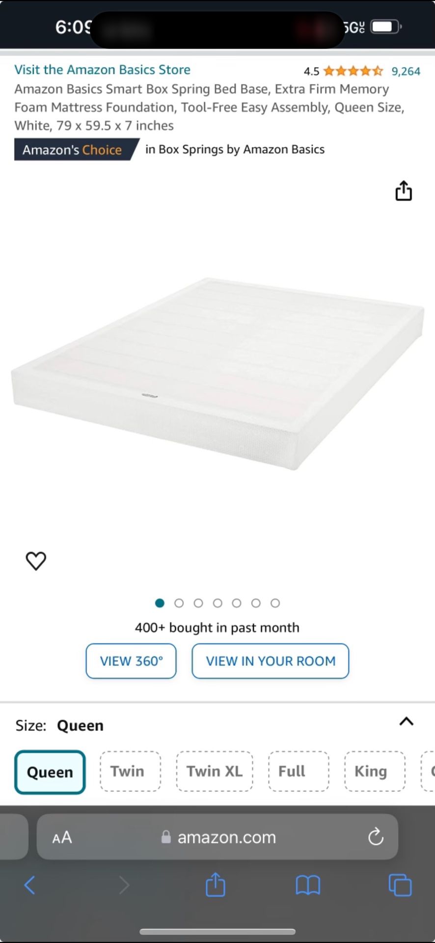 Smart Box Spring Bed Base 