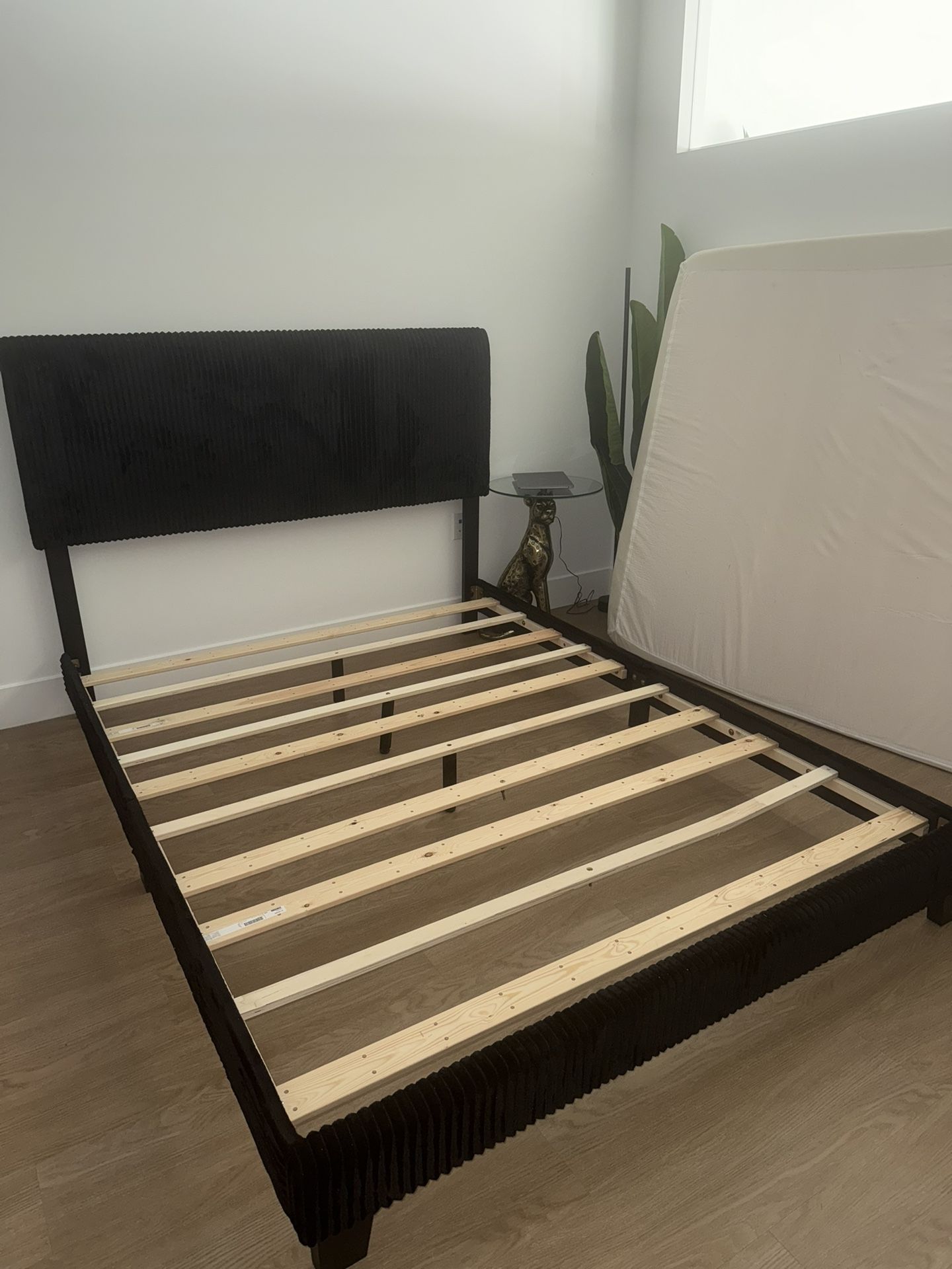 Queen Velvet Bed frame 
