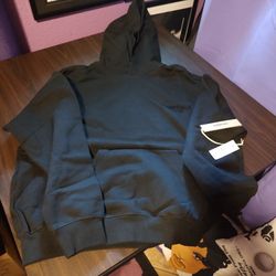 Essentials New Black Large Hoodie 