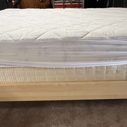 Full Size mattress, Box Spring, And Bed Frame