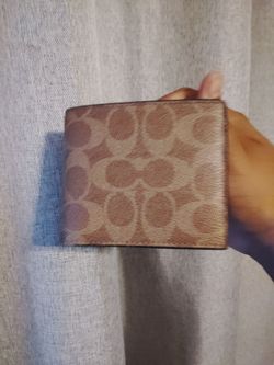 Coach Signature Canvas Bifold Wallet