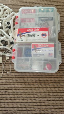 Eagle Claw western freshwater tackle kit 98 pcs