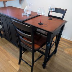 Kitchen Island With Stools 