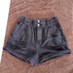 Forever 21 High-Rise Denim Shorts size L for women's 