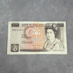 VTG Bank of England £10 Ten Pound Note Florence Nightingale G.M. Gill Circulated