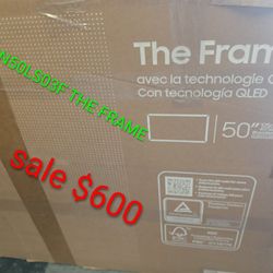 SAMSUNG 50"INCH QLED THE FRAME TV LS03F