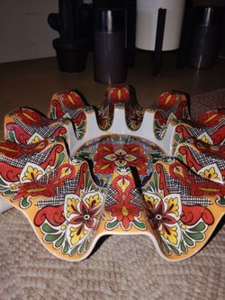 Talavera Ceramic Decorative Bowl