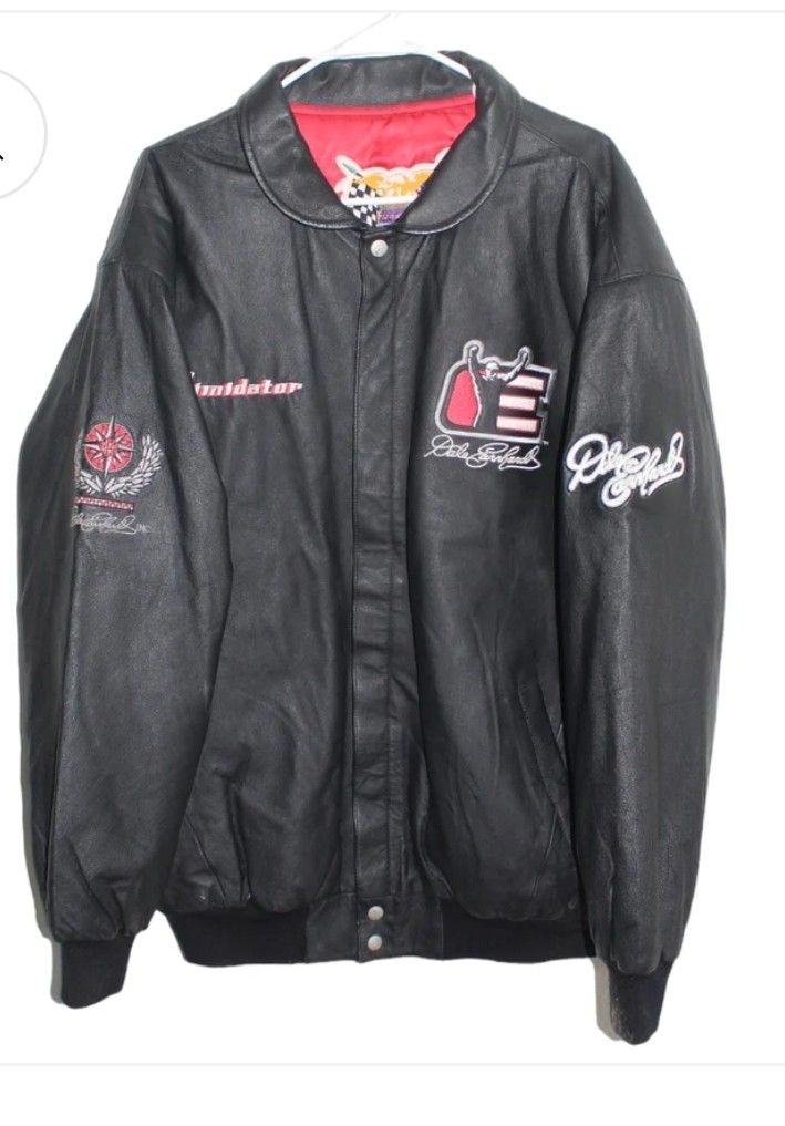Dale Earnhardt The Intimidator Jeff Hamilton Collection Leather Jacket