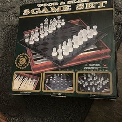 Wood And Glass 3 Game Set