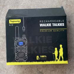 Brand New Rechargeable Wallow Talkies (4 Pack)