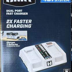 Hart 40v Battery Charger - Dual Port