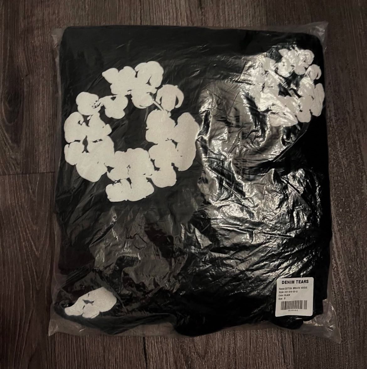 black denim tears hoodie