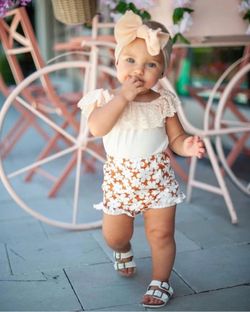 Flower Bloomer Shorts 