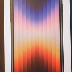 iPhone SE3 , Midnight, 128gb unlocked new