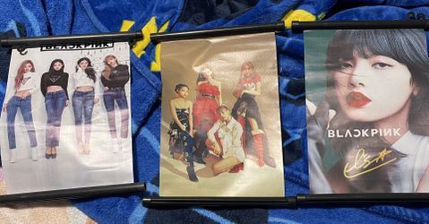 BLACKPINK Scroll Posters 3 Count
