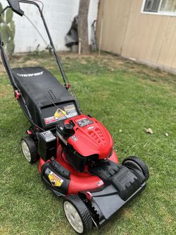 Lawnmower Troy Bilt Gas Lawn Mower Self Propelled