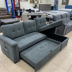 New Sofa Couch Sleeper Sectional 