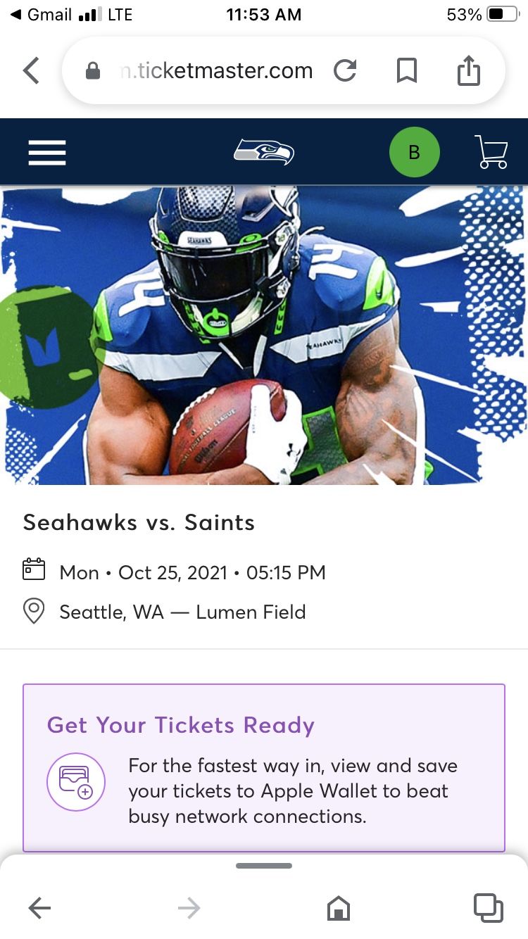 MNF Covered Seats $40