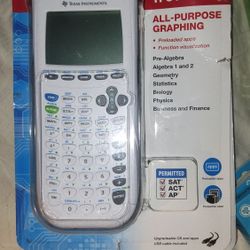 Texas Instruments TI-84 Plus All Purpose Graphing Calculator Color White