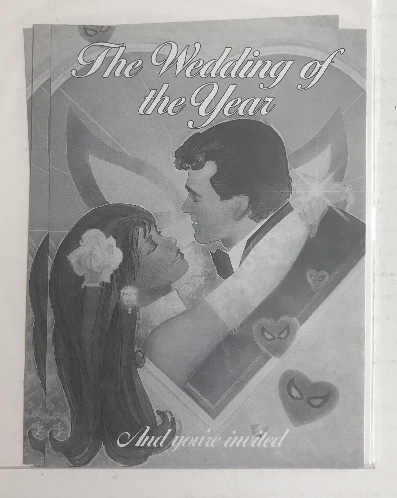 Marvel Comics - Peter & Mary Jane Wedding Announcement