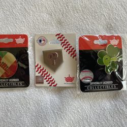 Set Of 3 Philadelphia Phillies Pins