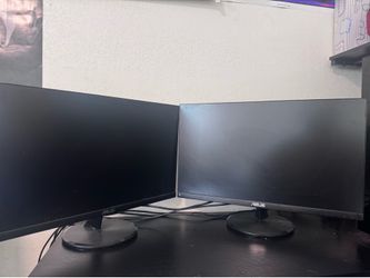 2 Asus gaming monitors