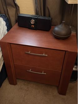 Great condition Maple wood modern nightstand