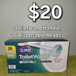 1 Toiletwand Handle/36 Disposable Heads