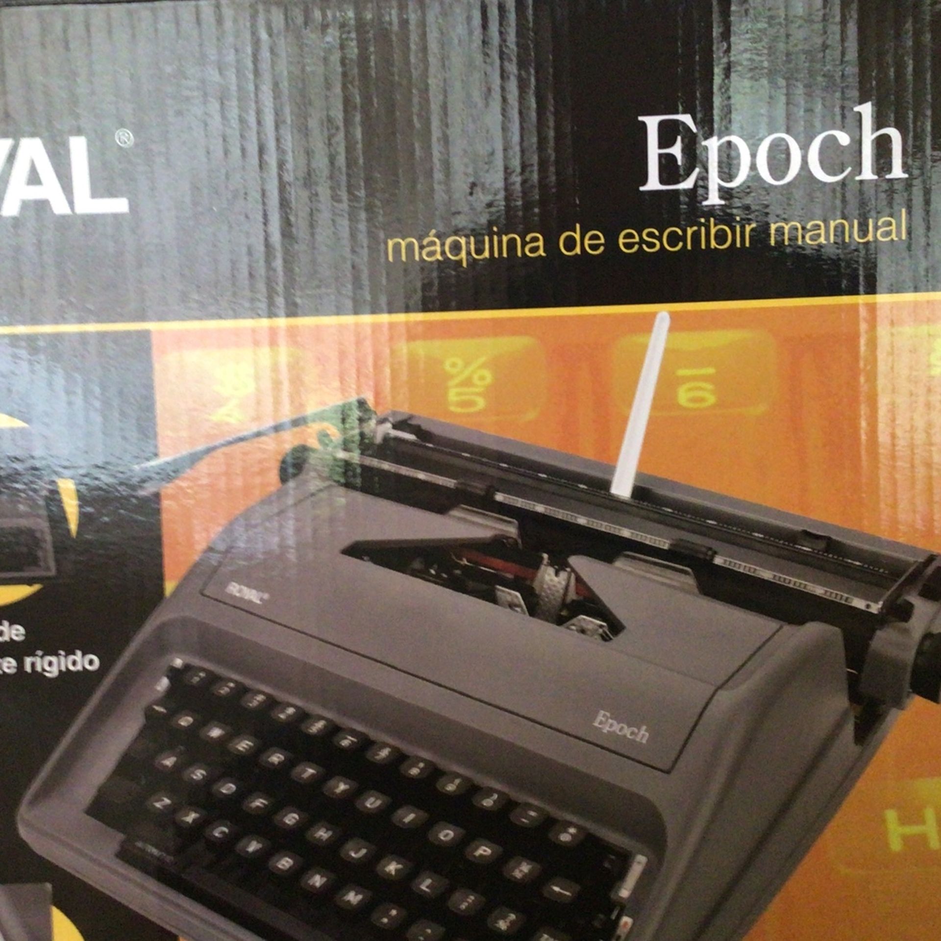 Royal Epoch Manual Typewriter (Black) - Royal