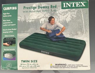 INTEX TWIN CAMPING MATTRESS $10