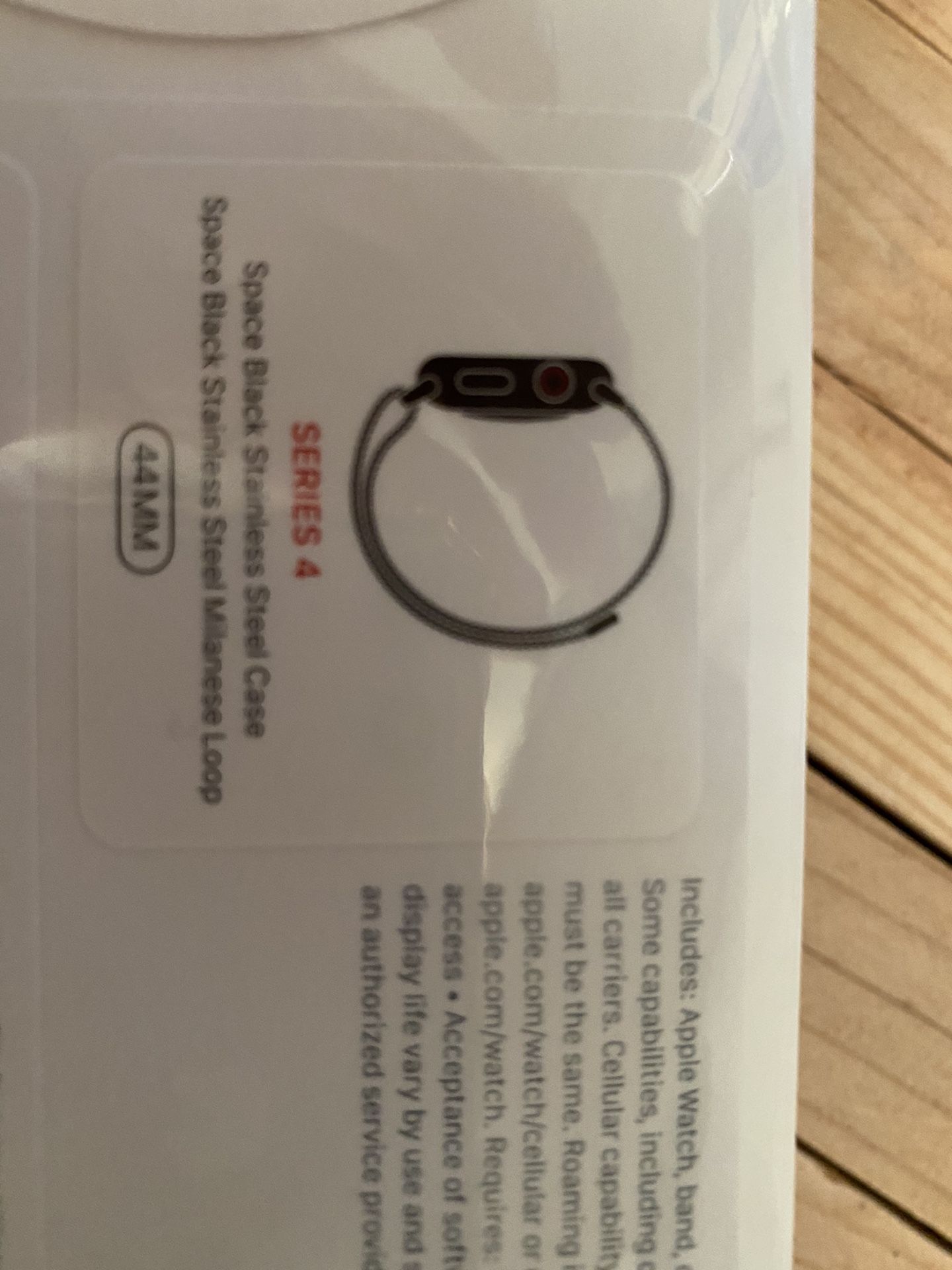 Apple Watch series 4 New 44mm stainless steal