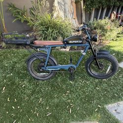 Super 73 S2 Electric bike - Hudson Blue - Low mileage!
