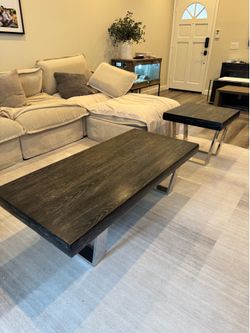 Matching coffee table and end table