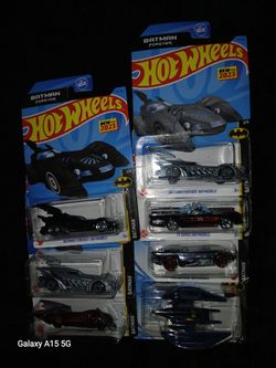 Hot Wheels Batmobile lot