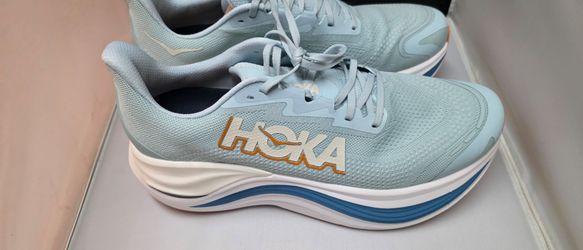 Hoka One One skyward X Mens SIZE 12D Clear Sea Athletic Sneakers / NEW