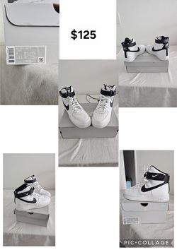 Nike Air Force 1 High '07 White Black Size 10.5