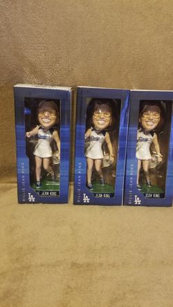 2019 Billy Jean King Dodger Bobbleheads
