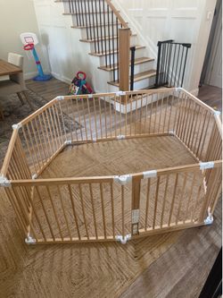 Comfy Cubs Foldable Wooden Baby Playpen