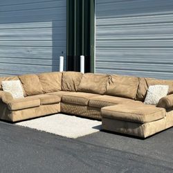 Brown Sectional Couch 