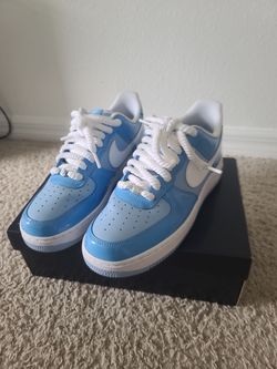 Nike Shoes Air Force 1  '07 LV8 PSYCHIC BLUE/WHITE
