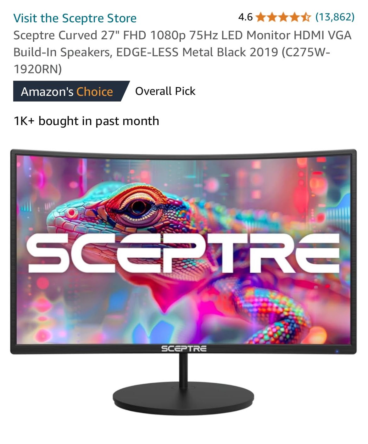Monitor 27” Sceptre