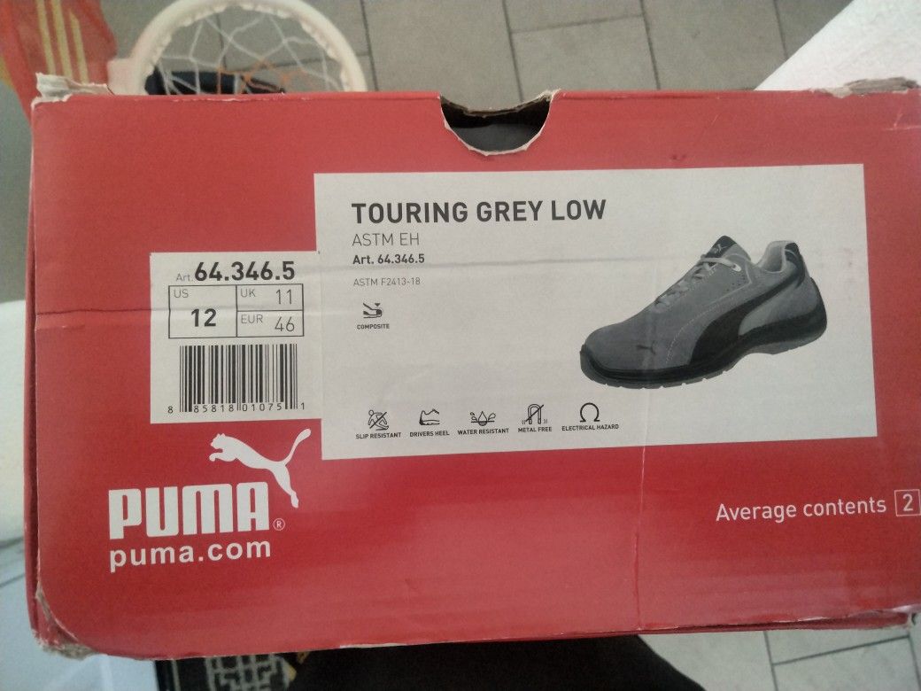 Puma Steel Toe Shoes Size 12