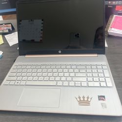 15” HP Rose Gold Laptop 