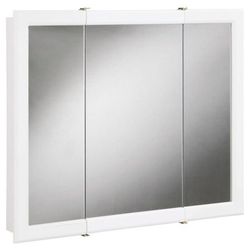 1/3 price, Design House Concord Tri-View Medicine Cabinet Mirror with 3-Doors