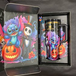 Stanley x Stitch Halloween Tumbler
