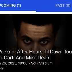 The Weeknd: After Hours Til Dawn Tour